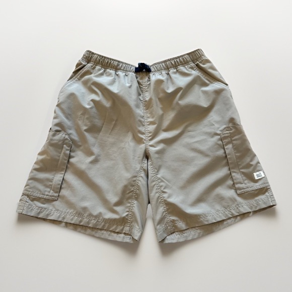 Vintage Nike ACG Shorts Mens XL Khaki Belted Outdoors Gorpcore Y2K Cargo 9" - Picture 1 of 9